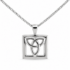 Silver Trinity Knot Pendant in 925 sterling silver
