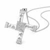 925 Silver St Bridget's Cross necklace